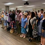 Representative Frank Pallone with constituents