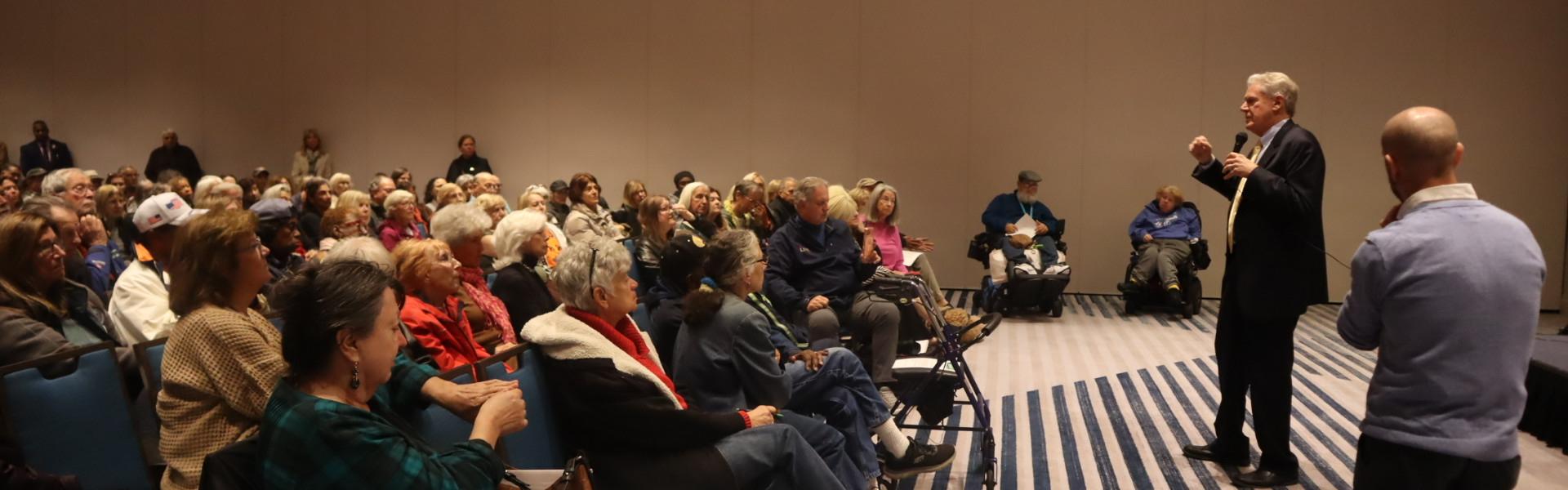 Pallone at Information Session